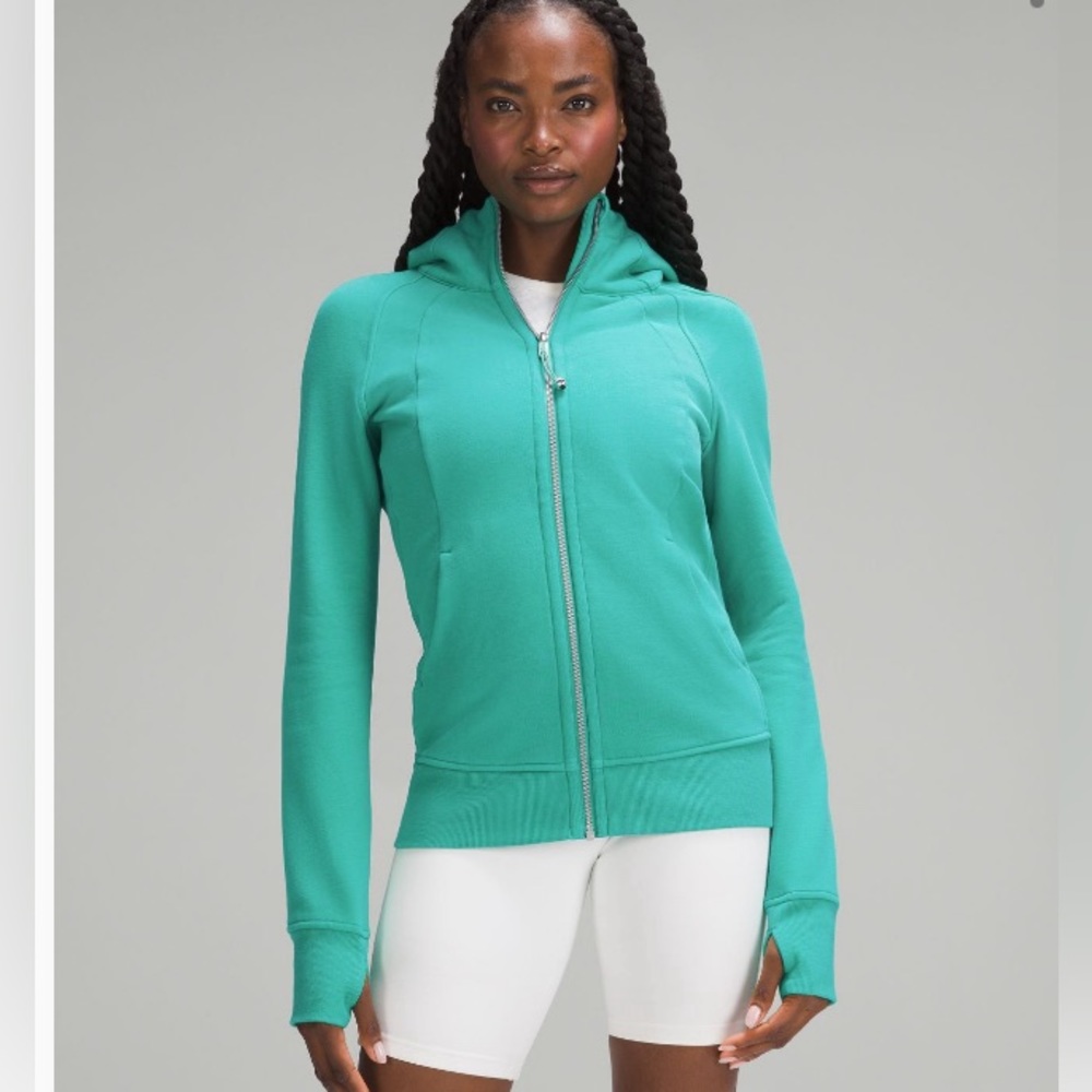 Lululemon turquoise scuba hoodie